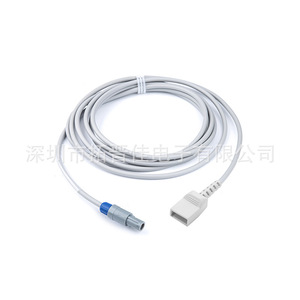 ชุดสายเคเบิลเซ็นเซอร์วัดความดันทางการแพทย์ TogeeKa แบบ 4 พิน ช่องเสียบคู่ สำหรับ Jinjiang Electronics BD Edwards UTA - Product Image 5