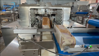Machine à enlever la croûte du pain et à trancher les toasts Wanlisonic pour boulangerie