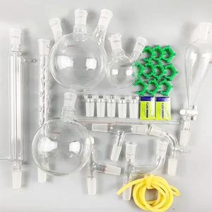 Equipo de <span class=keywords><strong>laboratorio</strong></span> de vidrio para química orgánica, kit de destilación con junta 24/40 - Product Image 3