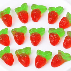 ผู้ผลิตขายส่งเยลลี่ผลไม้รวมรสหวานอมเปรี้ยวหลากหลายชนิด ลูกอมเยลลี่รสสตรอว์เบอร์รี่ ได้รับการรับรองฮาลาล - Product Image 1