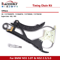 RACEORLY 11318648732 11317585020 Kit de Cadena de Distribución para BMW N52 N55 325i 335i 428i 528i X3 X5 X6 E70 F15