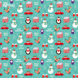 Papier cadeau de Noël Qibai papier couché épaissi papier d'emballage de boîte cadeau d'orignal d'<span class=keywords><strong>arbre</strong></span> de Noël - Product Image 6