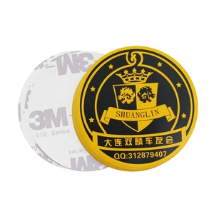 Autocollant personnalisé imprimable résistant aux intempéries <span class=keywords><strong>rond</strong></span> 3m autocollants de <span class=keywords><strong>voiture</strong></span> en vinyle réfléchissant <span class=keywords><strong>logo</strong></span> - Product Image 2