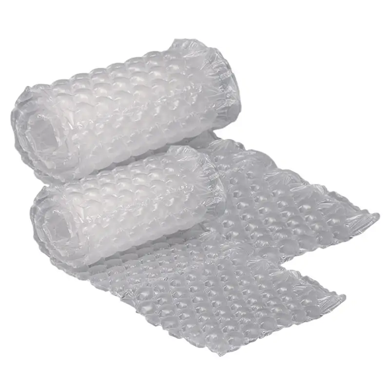 Oreiller d'air gonflable en HDPE, 50 pièces, emballage rempli de bulles, Film pour coussin d'air résistant aux chocs, sacs à colonne d'air