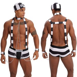 Discoteca Sexy hombres Cosplay disfraces Sissy hombres Sexy caliente erótico policía <span class=keywords><strong>hombre</strong></span> Halloween fiesta disfraces - Product Image 6