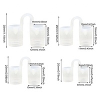 Dilatateur nasal anti-ronflement en silicone médical 2025, bleu clair, 4 tailles, OEM/ODM personnalisé, emballage en vrac, ventilation nasale