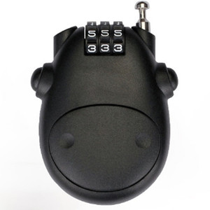 Cerradura con código, cerradura de seguridad antirrobo, cerradura telescópica con cable de alambre, cerradura con combinación de cables, cerradura con código para casco de motocicleta - Product Image 1