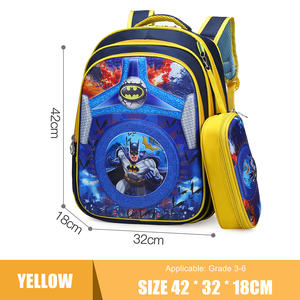 Sac à dos pour enfants en nylon imperméable à grande capacité avec motif de personnage de film à succès transfrontalier personnalisé avec trousse à crayons - Product Image 6