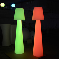 Lampadaire led sur pied à énergie solaire, luminaire décoratif d'intérieur, couleur rvb, idéal pour un jardin ou une porte, grande taille, style moderne