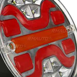 Luz Trasera LED Redonda de 5 Pulgadas para Camión, 4 en 1, Dinámica, con Señal de Giro, Reversa, Freno y Parada, para Auto, Remolque, Camión, RV, Autobús - Product Image 6