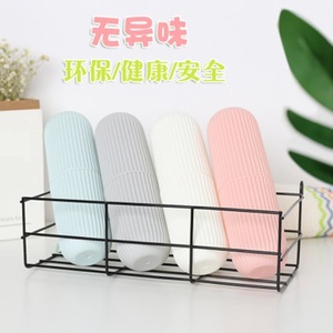 Travel Toothbrush Cup Set Portable Plastic Large Size For Oral Care - Product Image 2