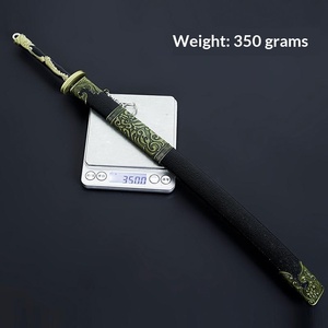 Réplique <span class=keywords><strong>de</strong></span> sabre en alliage métallique ancien, modèle Jin Yiwei Xiu Chun <span class=keywords><strong>Dao</strong></span>, 60 cm, ornement, fabriqué en Chine - Product Image 4