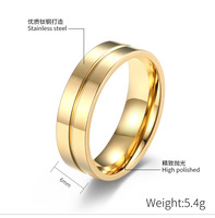 Alliance de mariage en acier titane avec diamants, anneaux assortis minimalistes en acier poli, bijoux en gros