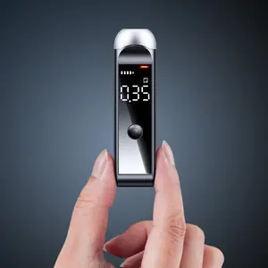 Breathalyzer alcoholmeter satın yeni tasarım Alcotester nefes alkol tester l can ev için OEM renk/kişisel kullanım/hediye 1000