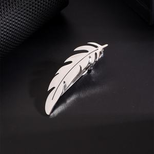 Nueva moda para hombre, Clip de corbata, Serie de plumas brillantes, serie Goros, regalo del Día del Padre - Product Image 3