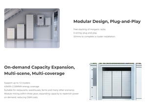 Sistema Comercial de Armazenamento de Energia Solar com Bateria LiFePO4 280Ah Dyness Stack280 Montada em Rack - Product Image 3