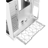 Lovingcool Blanc Gaming Pc Châssis ATX MATX Computer Case Full Tower Transparent Cabinet Pc Case avec RGB Cooler Fan pour Desktop
