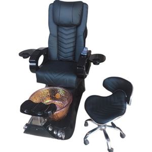 Fauteuil de pédicure de luxe Zxm avec bain de pieds, massage, repose-pieds, lavabo, salon de beauté, fauteuils de massage des pieds inclinables - Product Image 2