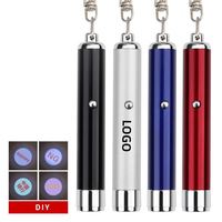 Cadeau promotionnel publicitaire, porte-clés DIY avec gravure de logo, mini lampe torche LED en métal