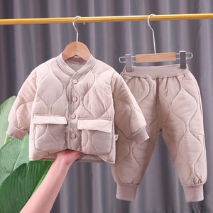 Nouvelle collection hiver automne vêtements pour bébés garçons, manches longues, pantalons Parkas en coton, costume de Ski chaud, vêtements pour enfants, survêtements pour tout-petits 2 pièces/ensemble - Product Image 2