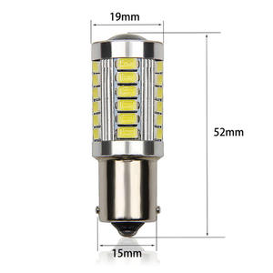 ไฟ LED รถยนต์ 1156 1157 5730 5630 ไฟเบรก ไฟเลี้ยว ไฟถอยหลัง 33SMD T20 T25 ใช้ได้กับรถยนต์ทั่วไป 3W - Product Image 3