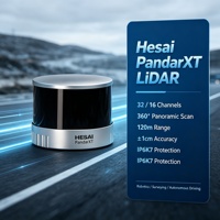 Capteur Lidar XT32 HESAI XT16 16 canaux / 32 canaux 360° °   Capteur Lidar rotatif de milieu de gamme haute précision avec portée minimale de zéro