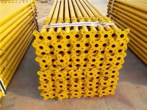Puntal telescópico ajustable de acero con gato de apuntalamiento para materiales de construcción y sistema de soporte de losas - Product Image 4