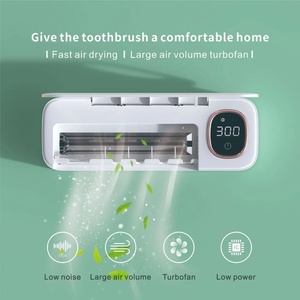 Soporte Inteligente para Cepillos de Dientes con Esterilización UV y Función de Secado por Aire, Doble Uso, Montado en Pared, para Cepillos de Dientes y Maquinillas de Afeitar, Material ABS - Product Image 5