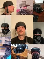 Casque de moto électrique ou semi-ouvert en ABS style gangster avec cadeaux