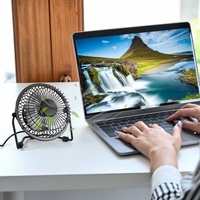 Mini ventilateur portable de 4/6/8 pouces, ventilateur de bureau USB rechargeable, petit ventilateur de bureau portable à main, ventilateur USB
