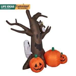 विशाल inflatable आउटडोर सजावट 8 फीट हेलोलीन इंफ्लेटेबल पेड़ के साथ फूल - Product Image 2