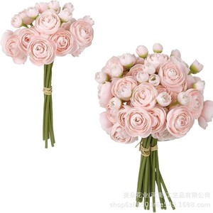 Magnifique bouquet de lotus artificiel en soie, 6 tiges, pour décoration de mariage et de maison - Product Image 5