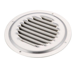 Cubierta Redonda de Acero Inoxidable de 127 mm para Ventilación de Escape, Piezas de Ferretería para Ventiladores - Product Image 1