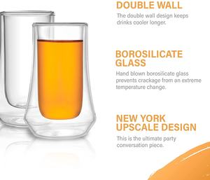 2オンスの超かわいい華やかなショットグラス6つのミニワインファンシーショットグラスヘビーベース刻印ショットグラスのセット - Product Image 4