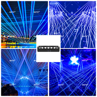 SHTX Lumière laser mobile de haute qualité rouge vert bleu 3 en 1 6X500mw DMX DJ 6 yeux boîte de nuit scène mariage lumière laser RGB barre