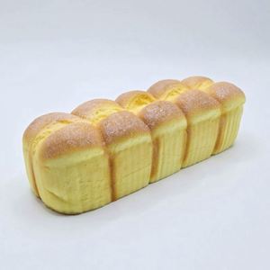 Pan de trigo integral suave de PU, modelo de comida simulada, tipo pan tostado grueso, original, para exhibición en panaderías y cafeterías, venta al por mayor - Product Image 2