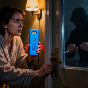 Alarme personnelle portable mini rechargeable avec lampe torche LED pour enfants, personnes âgées, USB C, anti-vol, alarme d'urgence - Product Image 1