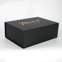 Boîte en carton ondulé noire personnalisée, élégante, sur mesure, durable, de bonne qualité, magnifique, emballage cadeau, meilleure vente