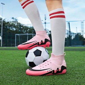 Scarpe da Calcio Unisex con Tacchetti Lunghi per Adulti e Giovani, Scarpe da Allenamento per Terreni Sintetici con Tomaia in PVC e Suola in TPU - Product Image 3