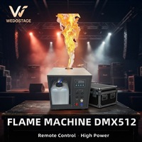 Machine à flammes DMX512 à télécommande électrique pour effets de scène, portée 5-7M, équipement de scène