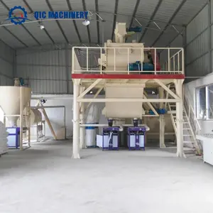 putty production line Cement tile adhesive manufacturing machine wall powder putty production line