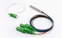 Haute Qualité Personnalisable 1x4 1M SC APC Fibre Optique Plc Splitter Tube En Acier Câble PLC Splitter