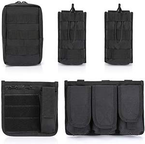 Goedkope Molle Black Training Tactische Uitrusting Plaatdrager Tactisch <span class=keywords><strong>Vest</strong></span> Met Zakjes - Product Image 5