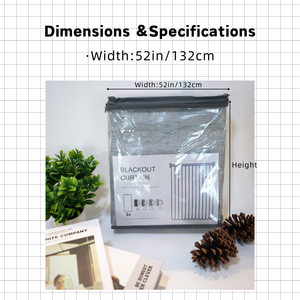 Rideaux occultants modernes en mélange de lin de qualité supérieure pour toutes les saisons, pour une obscurité et une intimité améliorées - Product Image 5