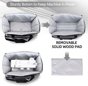 BSCI Factory Portable Tote Bag for Travel <b>Sewing</b> Machine Accessories Tools Supplies Bag - Product Image 3