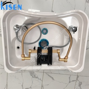 KISEN Mobilier de salon professionnel au design moderne pour spa capillaire et massage thaïlandais, avec bac à shampoing portable sans plomberie et fauteuil de lavage - Product Image 6