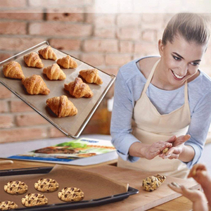 Cookina fornitore tappetino da <span class=keywords><strong>forno</strong></span> riutilizzabile antiaderente per uso alimentare fodera per <span class=keywords><strong>forno</strong></span> in PTFE <span class=keywords><strong>con</strong></span> dimensioni personalizzate per <span class=keywords><strong>forno</strong></span> a Gas, elettrico, tostapane - Product Image 2