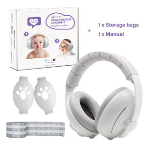 2 en 1 Conception convertible 25dB Réduction du bruit Protection auditive des oreilles des tout-petits Cache-oreilles pour bébé - Product Image 4