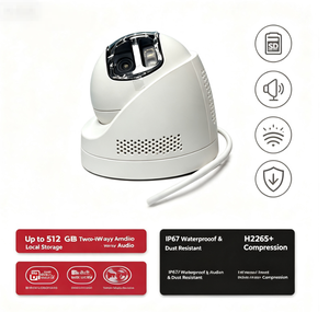HIK DS-2CD1383G2P-LIUF/S(L)(RB) 8MP Dual Lens Stitched Wide Angle Smart Hybrid Light Fixed Turret Network <b>Camera</b> All-Round Smart - Product Image 4