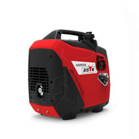 Générateur portable à inverseur numérique BISON CHINA, essence, monocylindre, refroidi par air, 4 temps, super silencieux, léger, 2 kW, 220 V/50 Hz